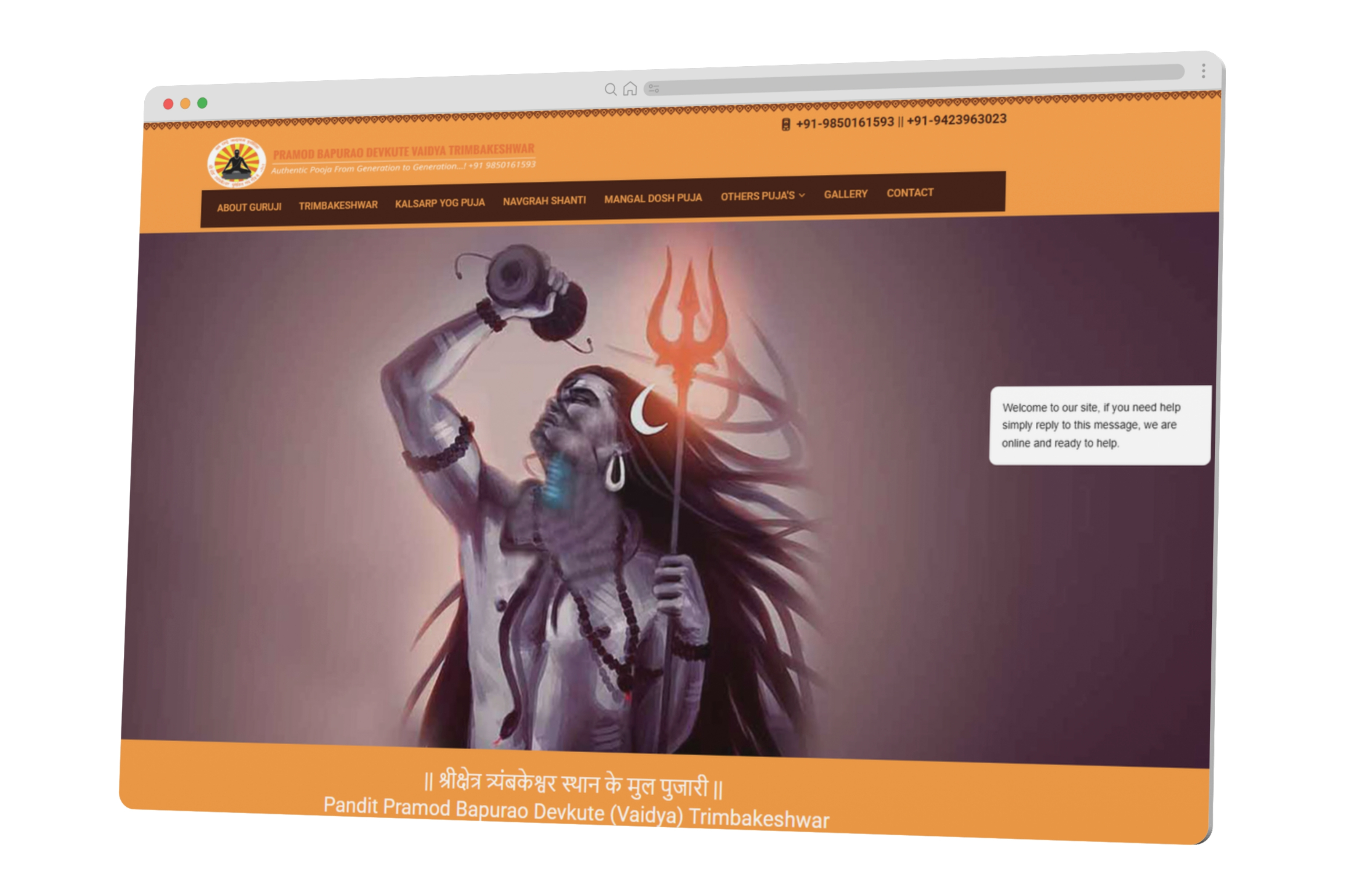 Spiritual Website Design and Development